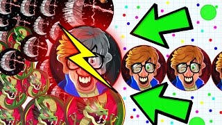 Agar.io - Goblins BIGGEST DOUBLE SPLIT UTRA,HACKED! IN (Agario)