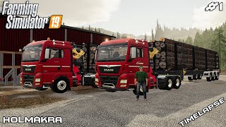 Forestry with Chata | Holmåkra | Farming Simulator 19 | Episode 1