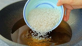 【小穎美食】大米放進滾燙的油鍋中，5秒變美食，連吃6天都不膩，營養解饞