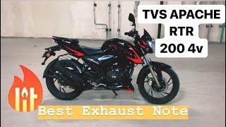 TVS Apache RTR 200 4v Race Edition 2.0 - Best 200cc Exhaust Note