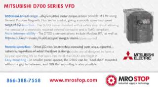 FR-D740-120-NA Mitsubishi D700 Series VFD Inverter 480V 7 1/2 HP