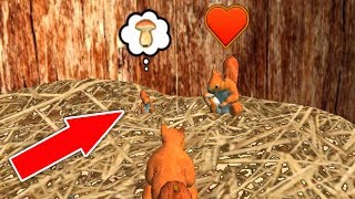СИМУЛЯТОР БЕЛКИ #2 РОДИЛСЯ БЕЛЬЧОНОК и ОХОТА НА БАРСУКАв Squirrel Simulator