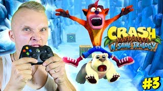 NAJBARDZIEJ WKURZAJĄCA GRA!!!!!! - Crash Bandicoot #3