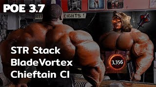 POE 3.7| Uber Elder | STR Stack BladeVortex CI | 3300STR 19000ES