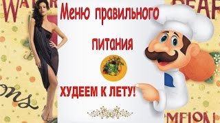 Здоровое питание для похудения. Мое меню на 4 дня. 1 часть.