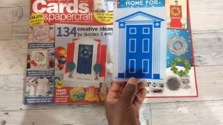 UK' Craft Magazine-Simply Cards and Papercraft Magazine 154 (Front Door Holiday Tags)