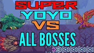 SUPER YOYO VS ALL BOSSES Revengeance Mode - Terraria 2019