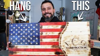 Best Way To Hang LARGE or BULKY Items On A Wall! (FRENCH CLEAT METHOD)