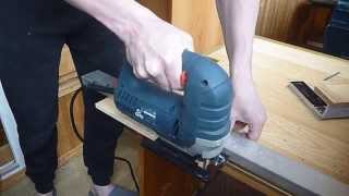 Bosch GST 8000 E - пиление по прямой в упор -  фанера 10мм