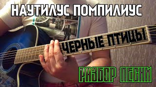 РАЗБОР ПЕСНИ НАУТИЛУС ПОМПИЛИУС ЧЕРНЫЕ ПТИЦЫ