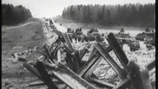Бои на Бородинском поле. Кадры немецкой кинохроники 1941 г.