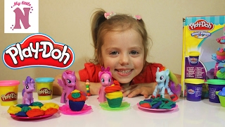 Набор Play Doh Тесто-пластилин светящееся в темноте Сладости для Май Литл Пони My Little Pony
