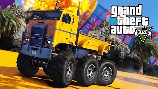 ГТА 5 МОДЫ! СУМАСШЕДШИЕ ГРУЗОВИКИ 6Х6 на РАМПАХ в GTA 5!