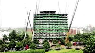 Строительство в Китае (Building in China). 15 этажей за 48 часов!