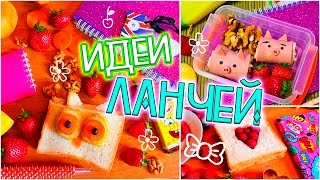 ☆ Идеи оформления ланчей // Lunch ideas☆ #идеидляланча #ланч #перекус #оформление #backtoschool