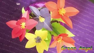 How to made easy original paper flowers।