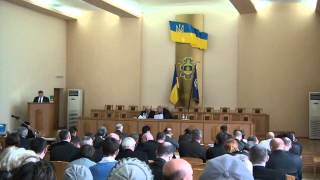 Доклад прокурора Захарова М.А. и выступление Кириченко Н.Е.
