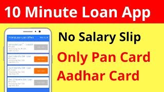 10 Minute Loan App || Get 50,000 Rs Loan Without Salary Slips
