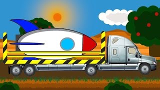 Машинка АВТОВОЗ везет РАКЕТУ на Космодром - Совершаем ПОЛЁТ в КОСМОС