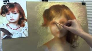 Как нарисовать портрет пастелью. Флешмоб "Рисуем портрет" -День 4