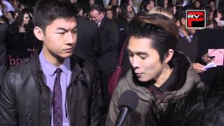 Justin Chon & KevJumba interview at Twilight Breaking Dawn Pt 1 Premiere