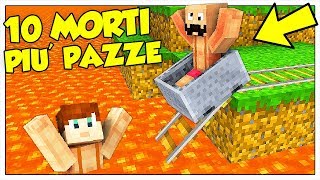 I 10 MODI DI MORIRE PIÙ STRANI DI MINECRAFT ITA!