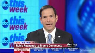 Marco Rubio on This Week with George Stephanopoulos | Marco Rubio for President