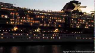 Celebrity Infinity Departs Port Everglades 11-07-2012