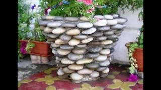 Клумбы из камней своими руками