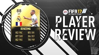 FIFA 17 | IF Benzema (88) Player Review!! w/Gameplay & In-Game Stats