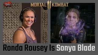 ATP Mortal Kombat 11 First Look: Ronda Rousey Is Sonya Blade