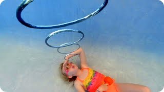 Bubble Rings Underwater