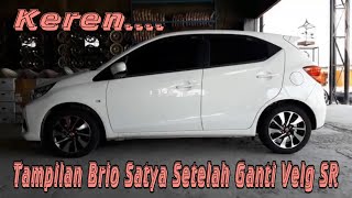 Modifikasi Honda Brio Satya - Ganti Velg - Pasang Diffuser + Spoiler - Jadi mirip Brio RS