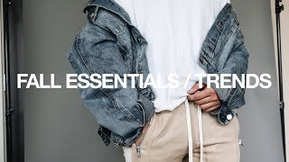 TOP TEN FALL ESSENTIALS / TRENDS 2017