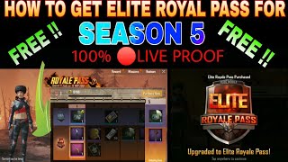 PUBG ELITE PASS FREE HACK | ELITE PASS PUBG SEASON 5 | ROYALE PASS SEASON 5 HACK |