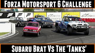 Forza 6 Challenge Subaru Brat Vs The 'Tanks'