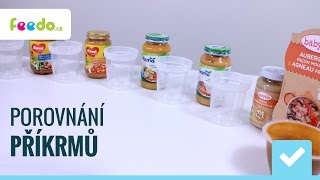 Velké porovnání příkrmů pro miminka - co obsahují, jaký je nejlepší?