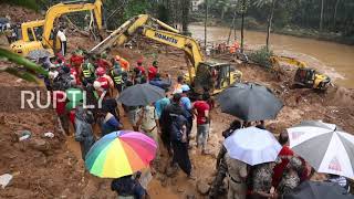 India: Death toll rises as Kerala rains cause massive landslides