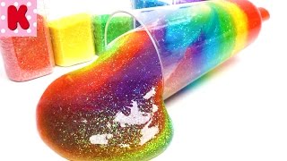 DIY КРИСТАЛЬНЫЙ ЛИЗУН. ЛИЗУН С БЛЕСТКАМИ DIY Clear Galaxy Slime Liquid Glitter Slime