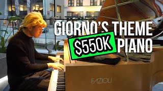 I played GIORNO'S THEME on a $140,000 Fazioli piano