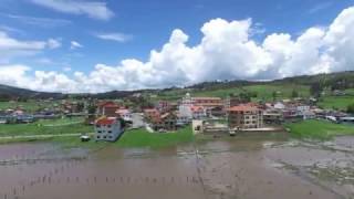 Fuerte temporal de lluvias en Tarqui-Cuenca-Azuay