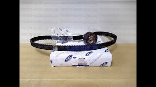 Распаковка комплекта привода ГРМ (ремень + ролик + болт) FORD 2045356 / 2 045 356 (замена 1672144)