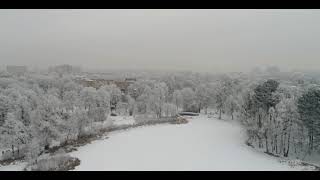 DRON DJI PHANTOM 4pro SOŁACZ WIOSNA ZIMA UJĘCIA Z DRONA