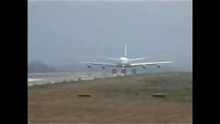 S7 IL-86 takeoff from Tivat
