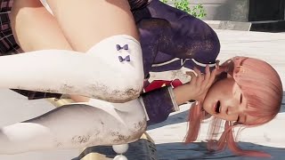 DOA6  のけぞりリョナ　knockdown　ryona