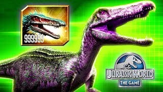 NEW VIP BARYONYX LEVEL 999,999 (JURASSIC WORLD)