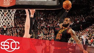LeBron James' epic poster of Jusuf Nurkic is the No. 1 NBA play of the week | SportsCenter | ESPN