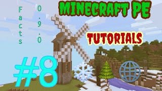 Minecraft PE tutorial #8 [ледяной биом|большие деревья|спавнеры]0.9.0