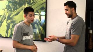 Jeremy Lin and Landry Fields "Secret" Handshake