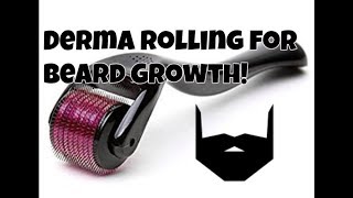 Derma Rolling for Beard Growth | MInoxidil Beard